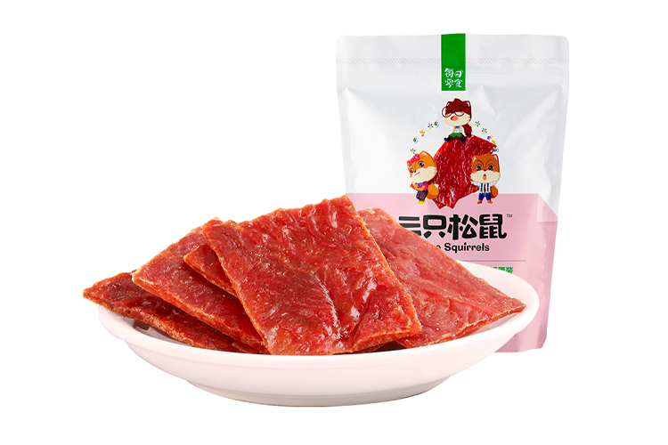 THREE SQUIRRELS DRIED PORK SLICE 100G